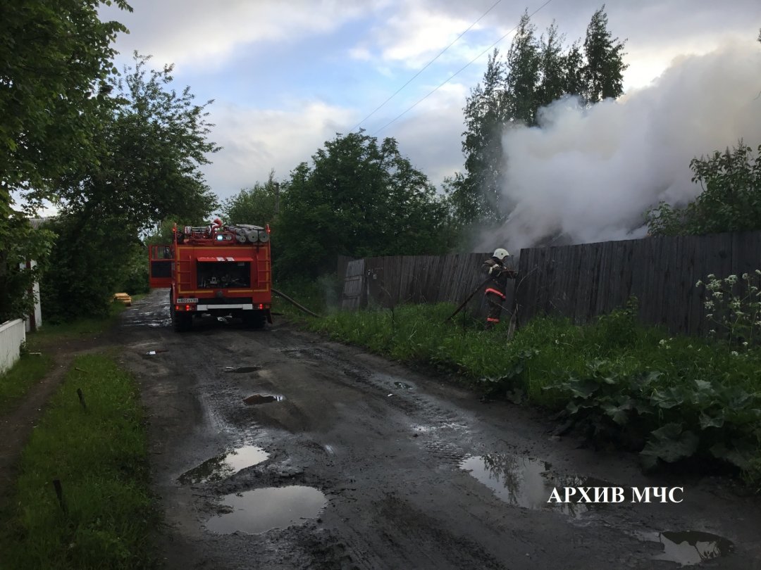 Пожар в г. Мантурово локализован