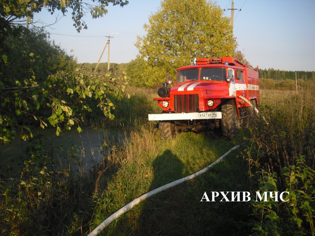 Пожар в г. Мантурово